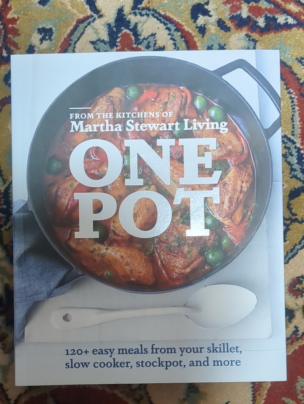 Martha Stewart One Pot Cookbook - Blue, White, Red Cover
